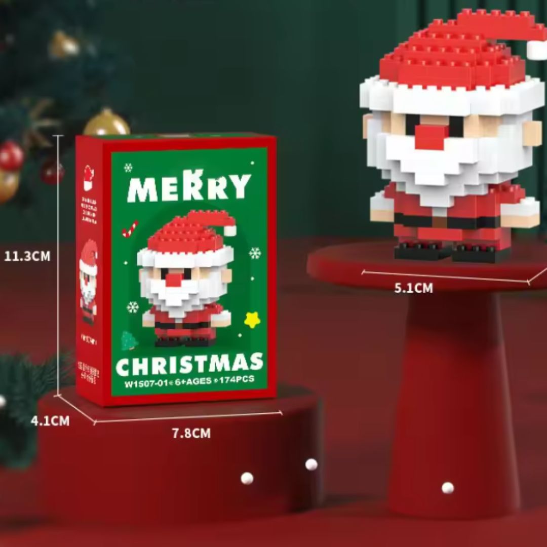 Creative Building Block Christmas Figures – Fun for the Whole Family