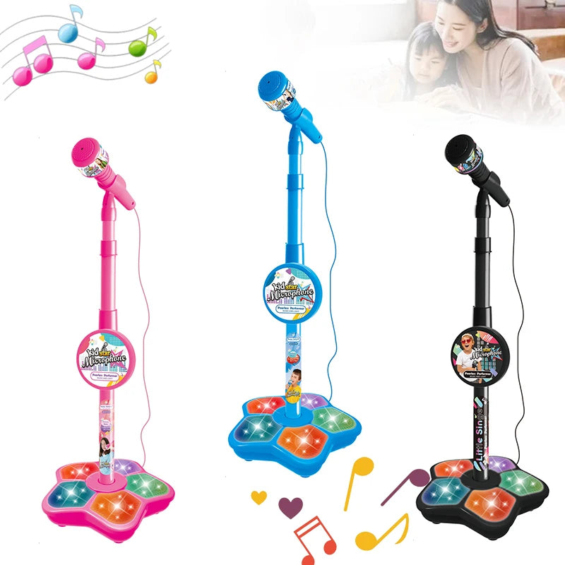 Kids Microphone with Light Stand – Turn Every Child into a Star!