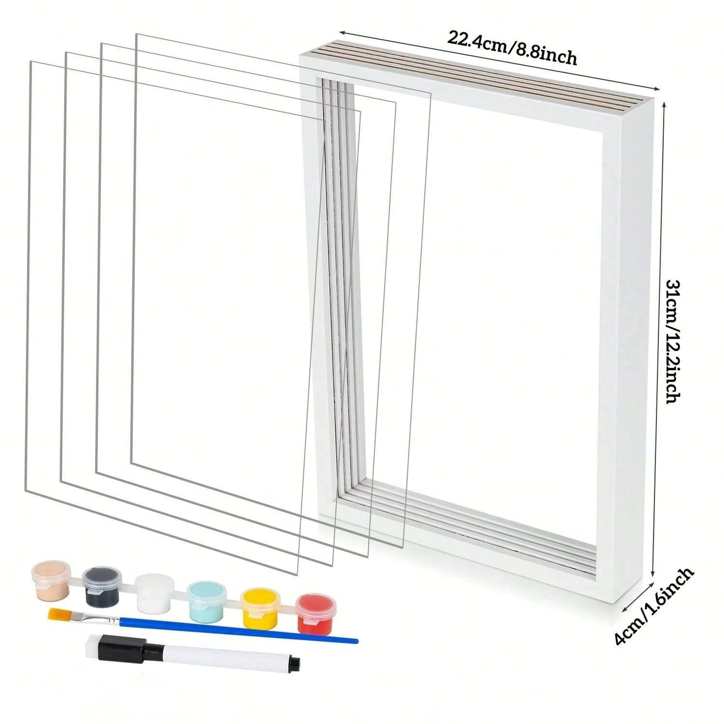 Toddler Handprint & Footprint Frame Kit – Create a Timeless Keepsake