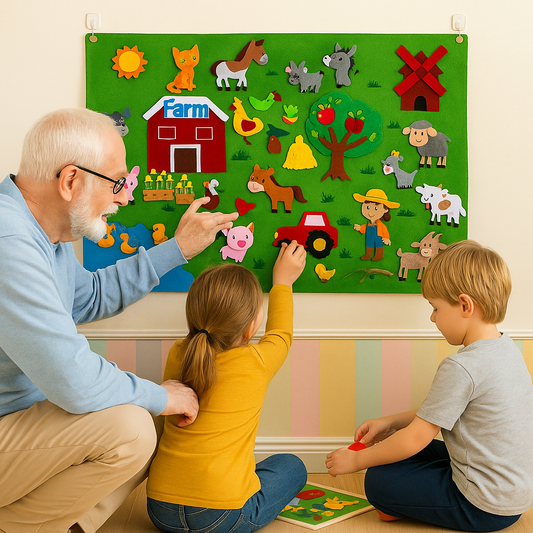 Interactive Felt Story Board – Fun Learning for Kids