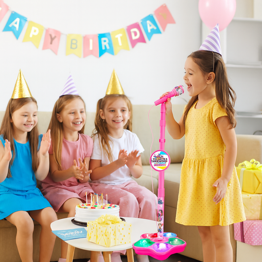 Kids Microphone with Light Stand – Turn Every Child into a Star!