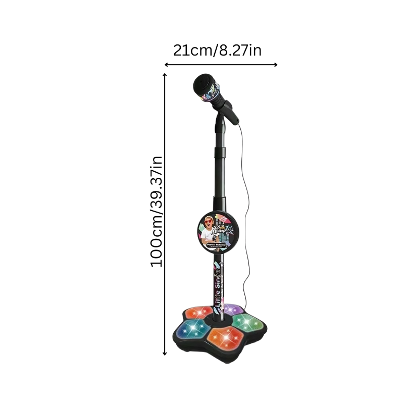 Kids Microphone with Light Stand – Turn Every Child into a Star!