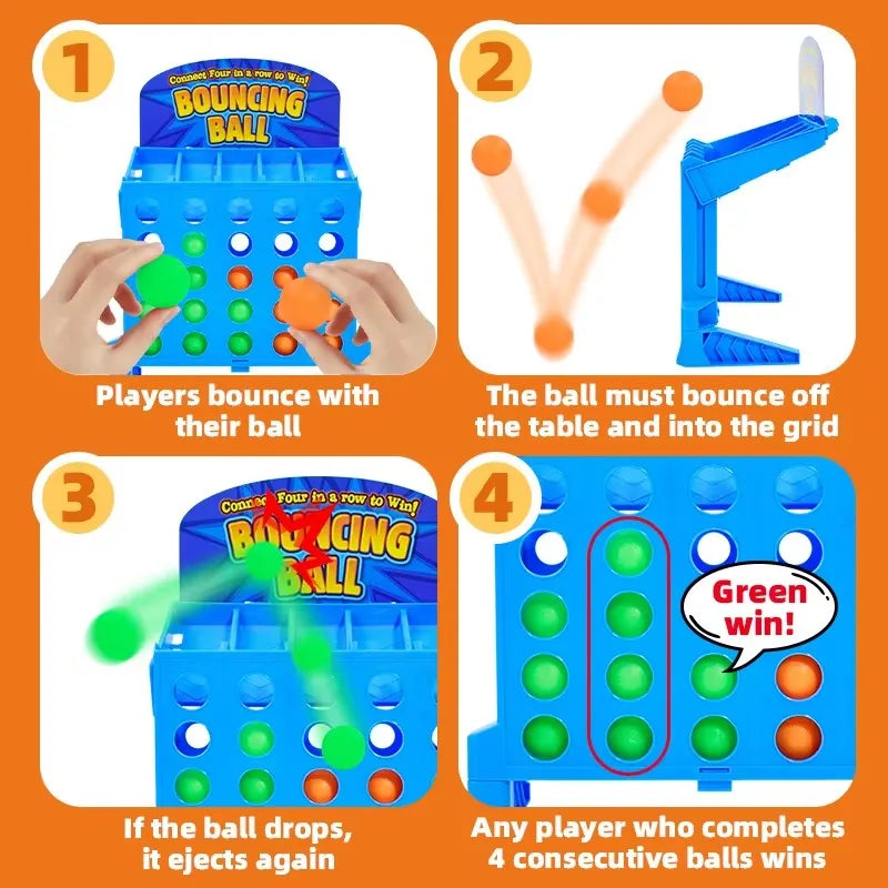 Four in a Row Target Shooting Game