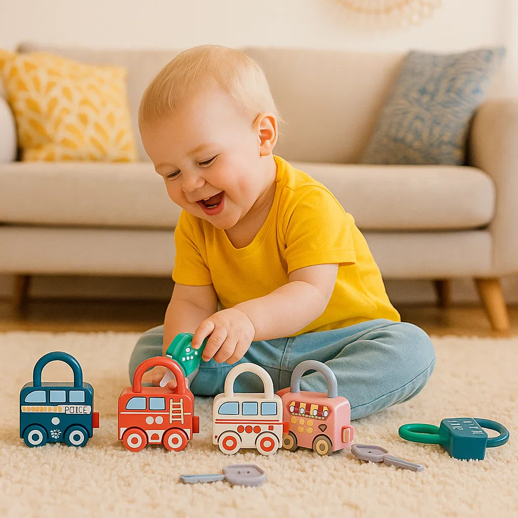 Montessori Key and Lock – Patterns & Colors Toy