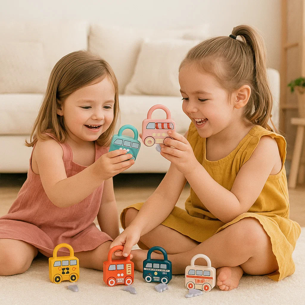 Montessori Key and Lock – Patterns & Colors Toy