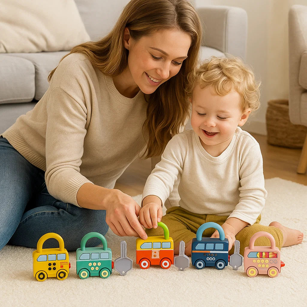 Montessori Key and Lock – Patterns & Colors Toy
