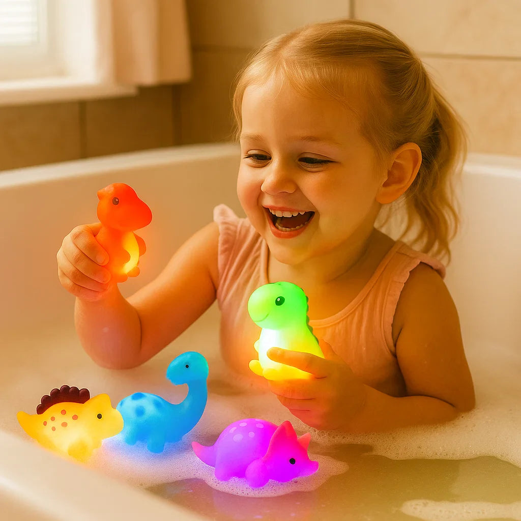 Light Up Dinosaurier Bath Toy