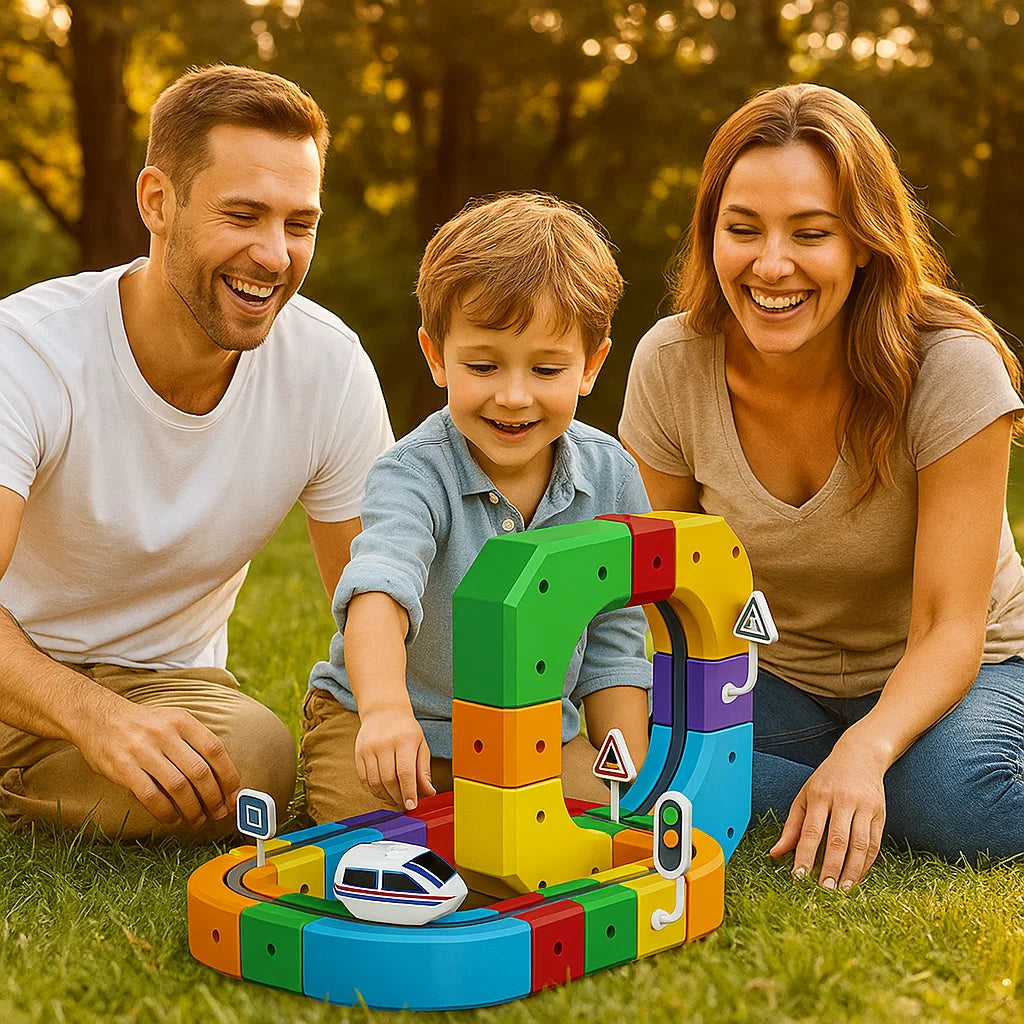 Magic Cube Train Track – Kids Toy