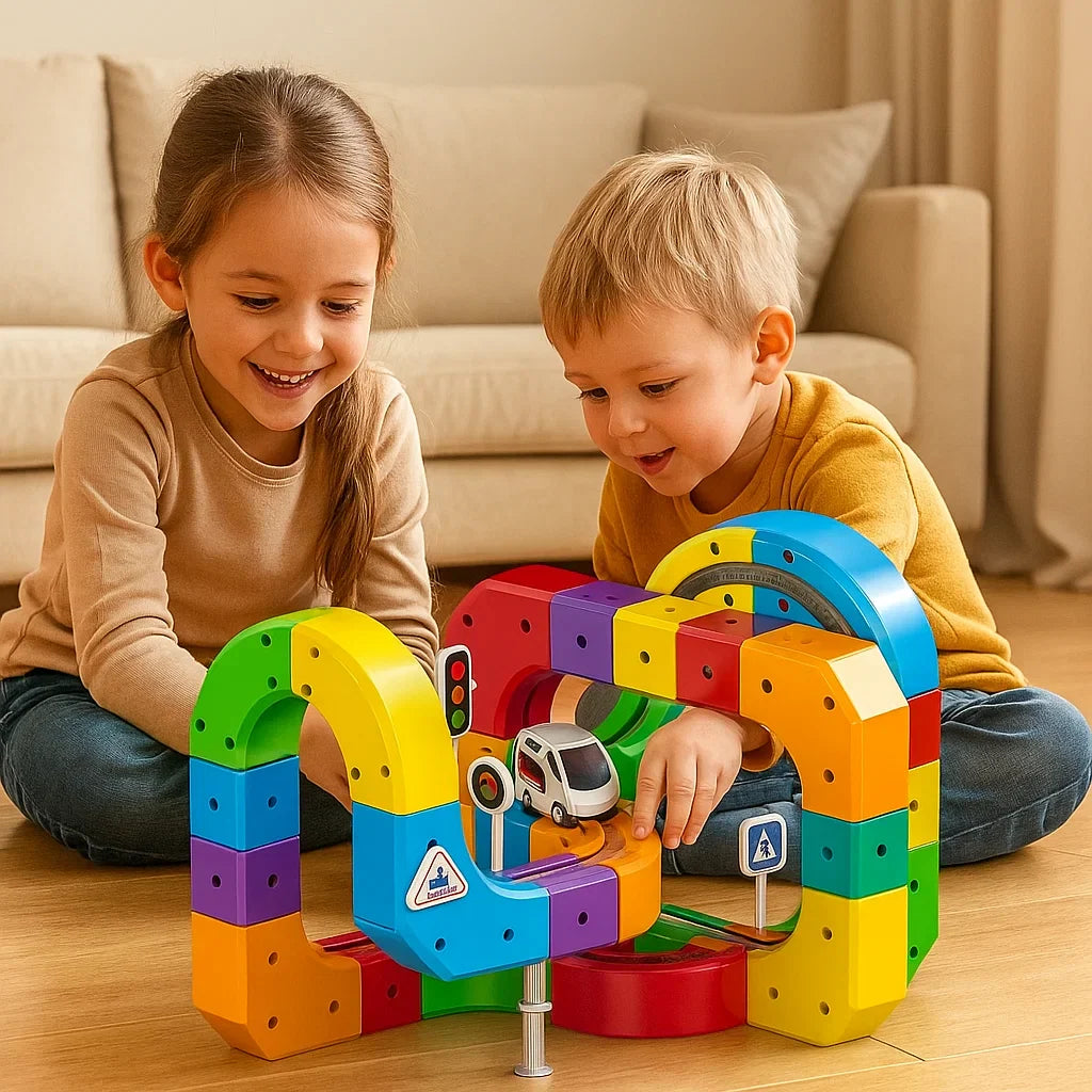 Magic Cube Train Track – Kids Toy